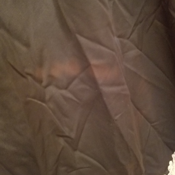 Black slip with revealed white lace - Picture 2 of 4